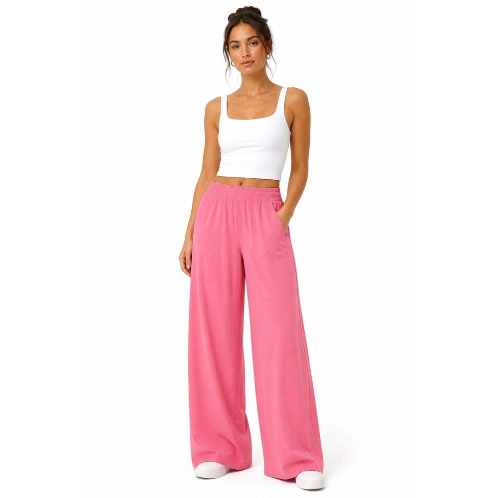 Lululemon Swift Wide-Leg Pant 31" Sakura Pink Flowy Athleisure Minimalist Chic